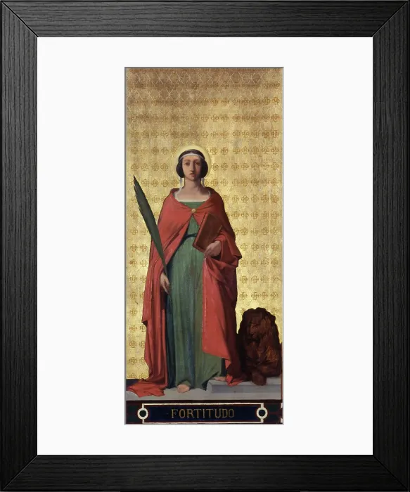Framed Print : Esquisse pour l'église Saint-Jacques-Saint-Christophe de la Villette : La Force, c.1843. Creator: Jean-François Brémond Framed Print : Esquisse pour l'église Saint-Jacques-Saint-Christophe de la Villette : La Force, c.1843. Creator: Jean-François Brémond