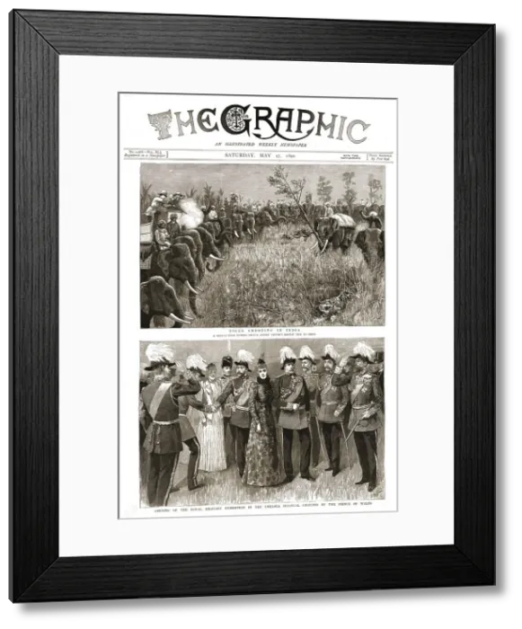 Framed Print : The Graphic, Front Cover Saturday May 17, 1890, 1890. Creator: Unknown Framed Print : The Graphic, Front Cover Saturday May 17, 1890, 1890. Creator: Unknown