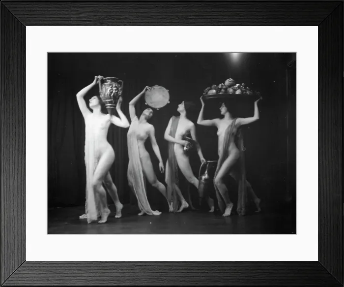 Framed Print : Marion Morgan dancers, between 1914 and 1927. Creator: Arnold Genthe Framed Print : Marion Morgan dancers, between 1914 and 1927. Creator: Arnold Genthe