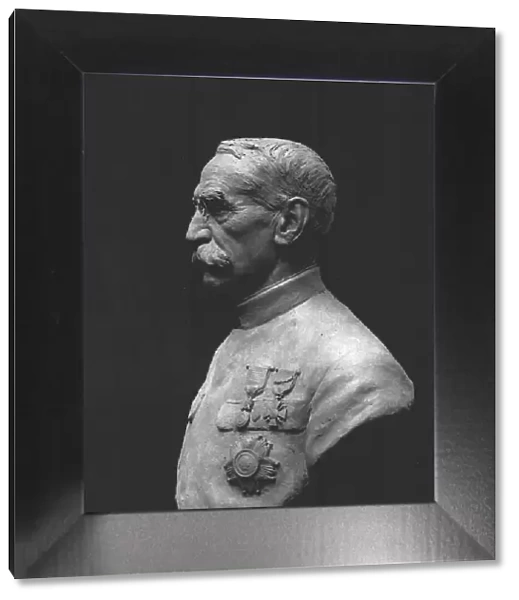 Le general Gallieni; Bust par Auguste Maillard, c1916. Creator: H.A. Demay