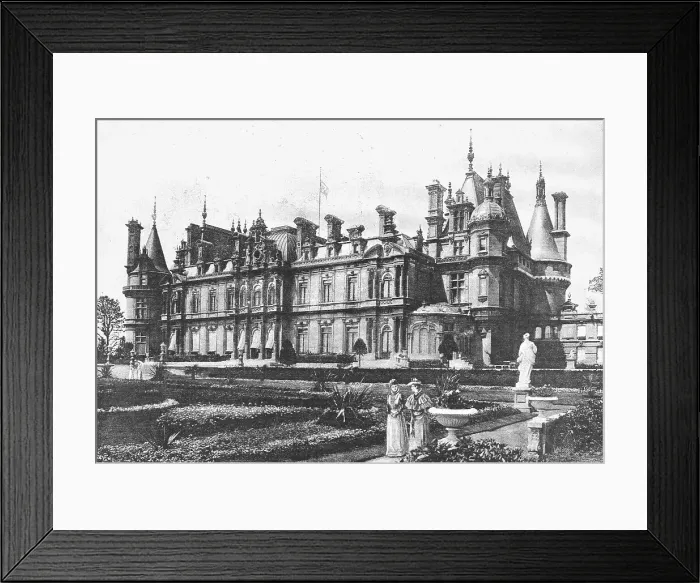Framed Print : Waddesdon Manor, The Country Seat of Baron Ferdinand De Rothschild to which The Queen has just pai Creator: Unknown Framed Print : Waddesdon Manor, The Country Seat of Baron Ferdinand De Rothschild to which The Queen has just pai Creator: Unknown