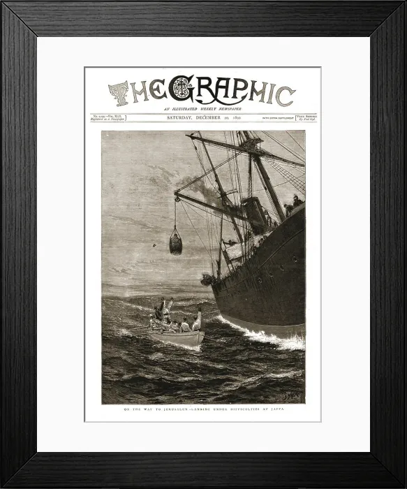 Framed Print : The Graphic, Front Cover Saturday, December 20, 1890, 1890. Creator: Unknown