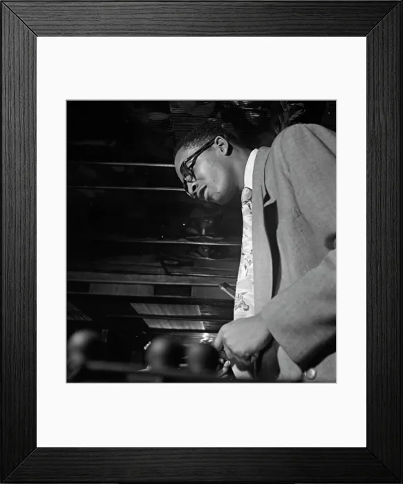 Framed Print : Portrait of Milt (Milton) Jackson, New York, N.Y. 1946. Creator: William Paul Gottlieb Framed Print : Portrait of Milt (Milton) Jackson, New York, N.Y. 1946. Creator: William Paul Gottlieb