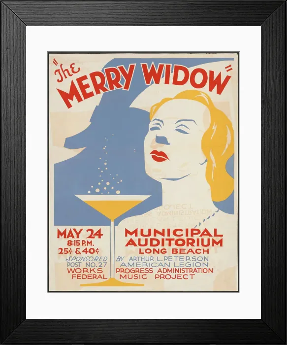 Framed Print : The Merry Widow, Long Beach, CA, [193-]. Creator: Unknown