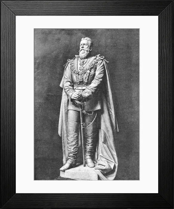 Framed Print : Statue of the Emperor Frederick of Germany, in St. Georges Chapel, Windsor, 1890. Creator: Unknown Framed Print : Statue of the Emperor Frederick of Germany, in St. Georges Chapel, Windsor, 1890. Creator: Unknown