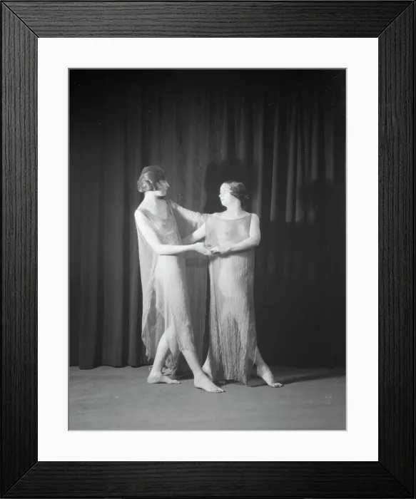 Framed Print : McKenzie, Margaret, Miss, and unidentified dancer, 1920 Feb. 19. Creator: Arnold Genthe Framed Print : McKenzie, Margaret, Miss, and unidentified dancer, 1920 Feb. 19. Creator: Arnold Genthe