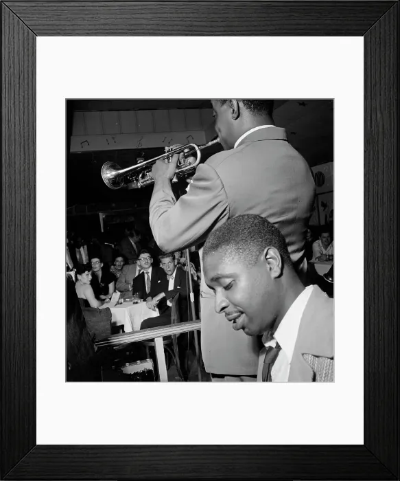 Framed Print : Portrait of Jimmy Jones and Joe Thomas(?), Pied Piper, New York, N.Y. ca. Sept. 1947. Creator: William Paul Gottlieb Framed Print : Portrait of Jimmy Jones and Joe Thomas(?), Pied Piper, New York, N.Y. ca. Sept. 1947. Creator: William Paul Gottlieb