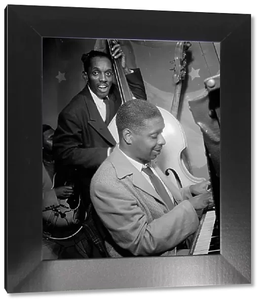 Portrait of Jimmy Jones, John (O.) Levy, and Al Casey(?), Pied Piper, New York, N.Y. ca. Sept. 1947 Creator: William Paul Gottlieb