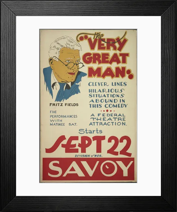 Framed Print : A Very Great Man, San Diego, 1938. Creator: Unknown Framed Print : A Very Great Man, San Diego, 1938. Creator: Unknown
