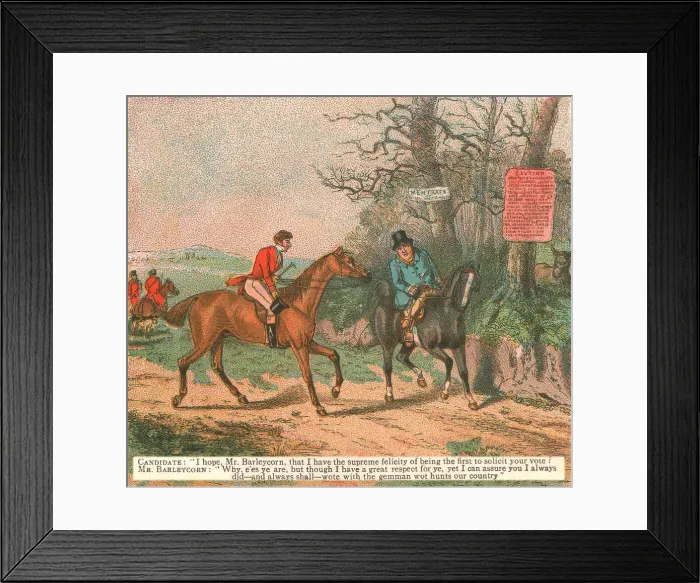 Framed Print : Old Fashioned Sporting Pictures, and the Road to Bygone Days; Sporting Anecdote--Fox Hunting versu Creator: Unknown Framed Print : Old Fashioned Sporting Pictures, and the Road to Bygone Days; Sporting Anecdote--Fox Hunting versu Creator: Unknown