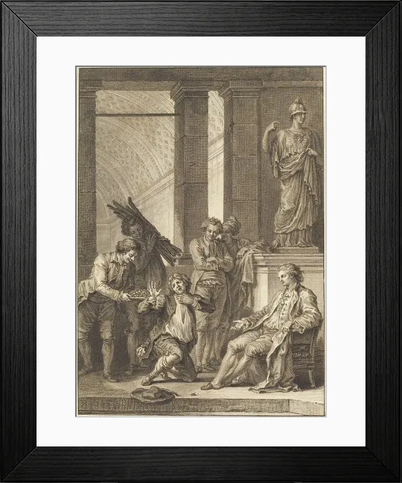 Framed Print : Le paysan. Creator: Charles Louis Lingée Framed Print : Le paysan. Creator: Charles Louis Lingée