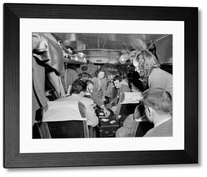 Framed Print : Portrait of Pete Rugolo and Bob Gioga, 1947 or 1948. Creator: William Paul Gottlieb Framed Print : Portrait of Pete Rugolo and Bob Gioga, 1947 or 1948. Creator: William Paul Gottlieb