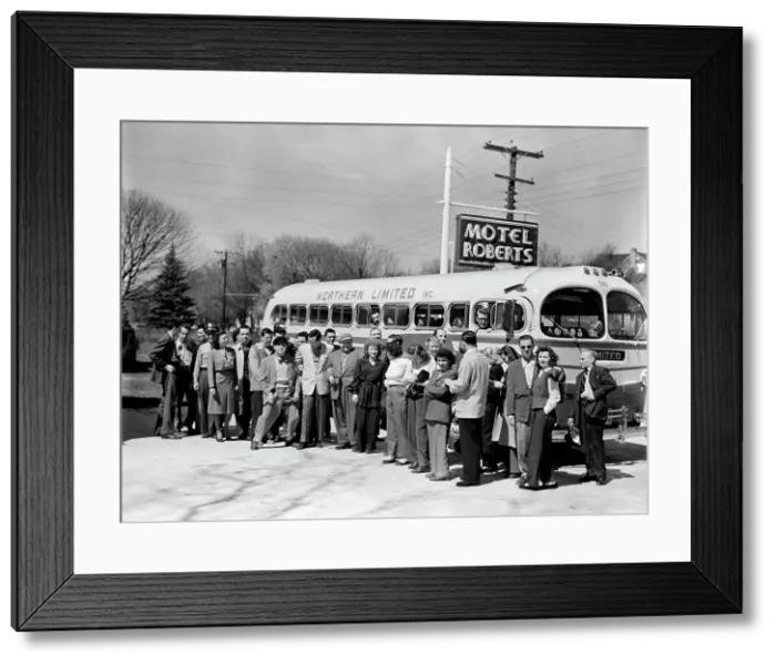 Framed Print : Stan Kenton Orchestra, 1947 or 1948. Creator: William Paul Gottlieb Framed Print : Stan Kenton Orchestra, 1947 or 1948. Creator: William Paul Gottlieb