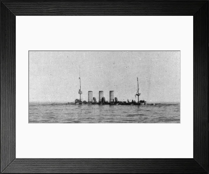 Framed Print : Le croiseur ture Medjidie coule devant Odessa, c1915. Creator: Unknown. Le croiseur ture Medjidie coule devant Odessa, c1915. Creator: Unknown Framed Print : Le croiseur ture Medjidie coule devant Odessa, c1915. Creator: Unknown. Le croiseur ture Medjidie coule devant Odessa, c1915. Creator: Unknown