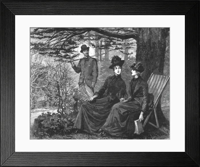 Framed Print : Madame Leroux'; By Francis Eleanor Trollope; Mildred was usually to be foundestablished under one Creator: Percy Macquoid Framed Print : Madame Leroux'; By Francis Eleanor Trollope; Mildred was usually to be foundestablished under one Creator: Percy Macquoid