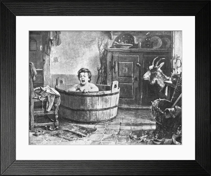 Framed Print : Deserted C.1890, 1890. Creator: B. Vautier Framed Print : Deserted C.1890, 1890. Creator: B. Vautier