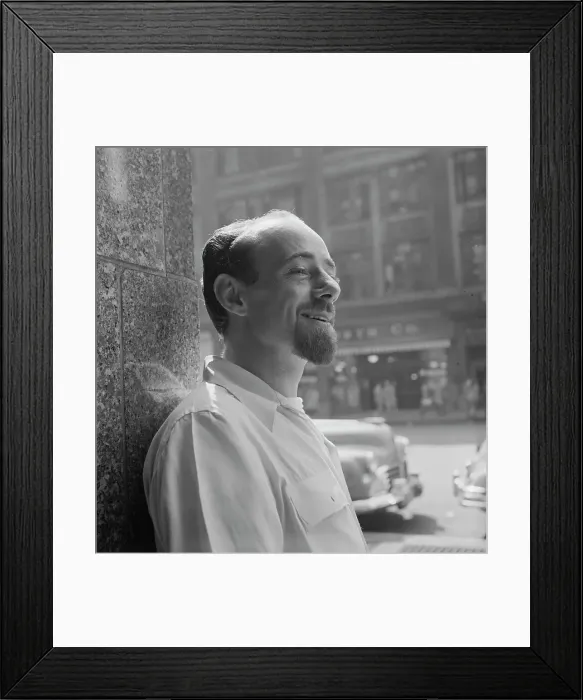 Framed Print : Portrait of Dave Lambert, New York, N.Y. ca. July 1947. Creator: William Paul Gottlieb Framed Print : Portrait of Dave Lambert, New York, N.Y. ca. July 1947. Creator: William Paul Gottlieb