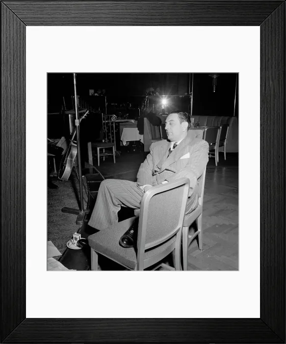 Framed Print : Portrait of Guy Lombardo, Starlight Roof, Waldorf-Astoria, New York, N.Y. ca. July 1947. Creator: William Paul Gottlieb Framed Print : Portrait of Guy Lombardo, Starlight Roof, Waldorf-Astoria, New York, N.Y. ca. July 1947. Creator: William Paul Gottlieb
