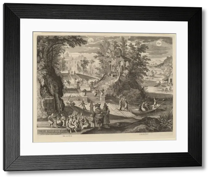 Framed Print : May and June, 1615. Creator: Aegidius Sadeler II