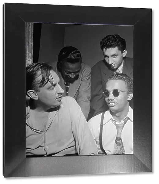 Portrait of Howard McGhee, Brick Fleagle, and Miles Davis, New York, N.Y. ca. Sept. 1947. Creator: William Paul Gottlieb