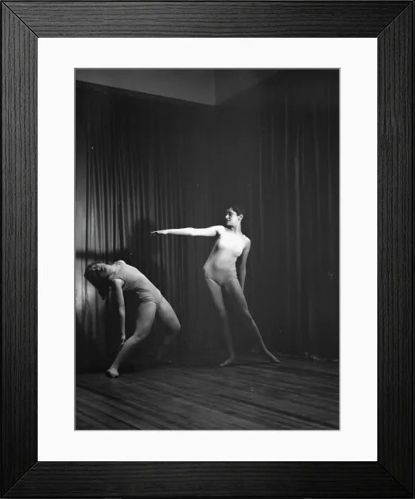 Framed Print : Strauss, Sarah Mildred, and pupil, 1930 Apr. 25. Creator: Arnold Genthe Framed Print : Strauss, Sarah Mildred, and pupil, 1930 Apr. 25. Creator: Arnold Genthe