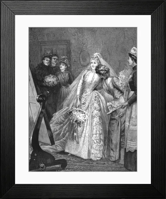 Framed Print : The Supreme Moment'; Come is the bride ready to go to church?'-Romeo and Juliet, ActV.Scene 5, Creator: Unknown Framed Print : The Supreme Moment'; Come is the bride ready to go to church?'-Romeo and Juliet, ActV.Scene 5, Creator: Unknown