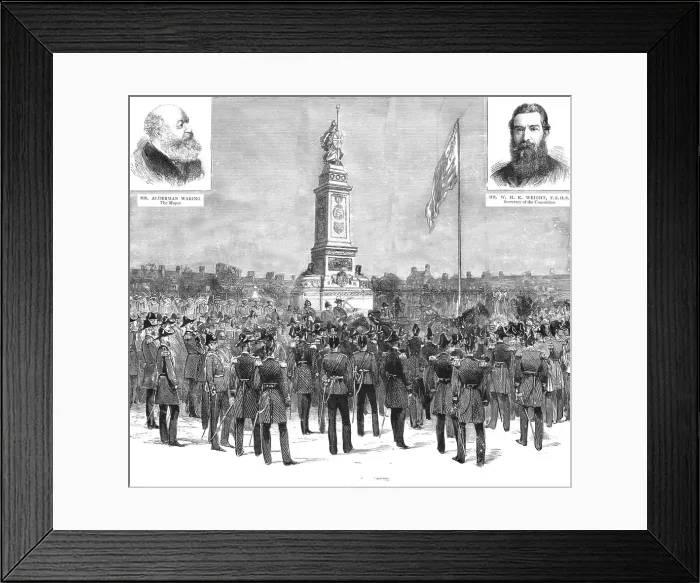 Framed Print : The National Armada Tercentenary Commemoration Memorial at Plymouth; The Unveiling Ceremony -- The Creator: Unknown Framed Print : The National Armada Tercentenary Commemoration Memorial at Plymouth; The Unveiling Ceremony -- The Creator: Unknown