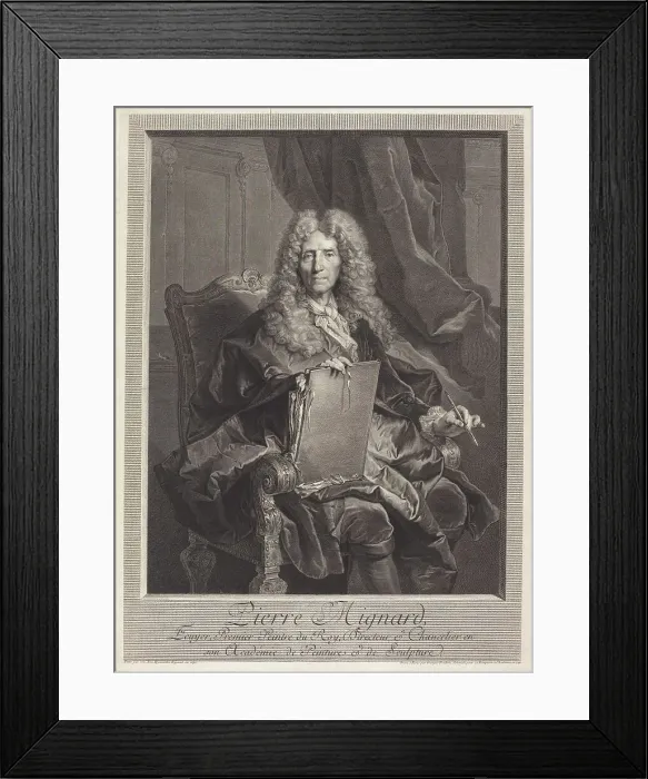 Framed Print : Pierre Mignard, 1744. Creator: Georg Friedrich Schmidt Framed Print : Pierre Mignard, 1744. Creator: Georg Friedrich Schmidt