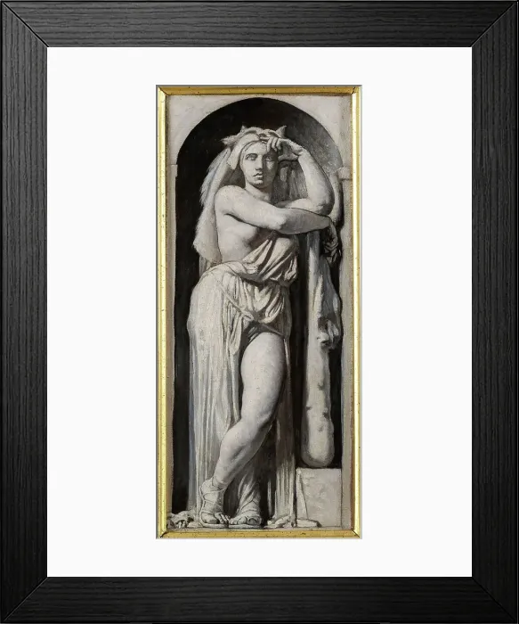 Framed Print : Esquisse pour le Palais de Justice de Paris : La Force, c.1873. Creator: Leon Joseph Florentin Bonnat Framed Print : Esquisse pour le Palais de Justice de Paris : La Force, c.1873. Creator: Leon Joseph Florentin Bonnat