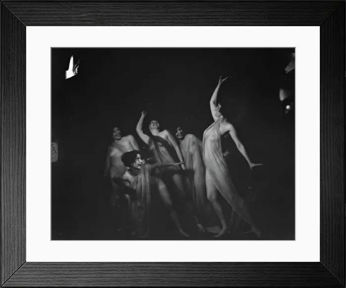Framed Print : Strauss, Sarah Mildred, and pupils, 1925 Sept. 26. Creator: Arnold Genthe Framed Print : Strauss, Sarah Mildred, and pupils, 1925 Sept. 26. Creator: Arnold Genthe