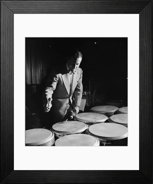 Framed Print : Portrait of Ray McKinley, Hotel Commodore, Century Room, New York, N.Y. ca. Jan. 1947. Creator: William Paul Gottlieb