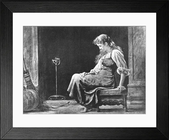 Framed Print : Cinderella, 1890. Creator: Unknown Framed Print : Cinderella, 1890. Creator: Unknown