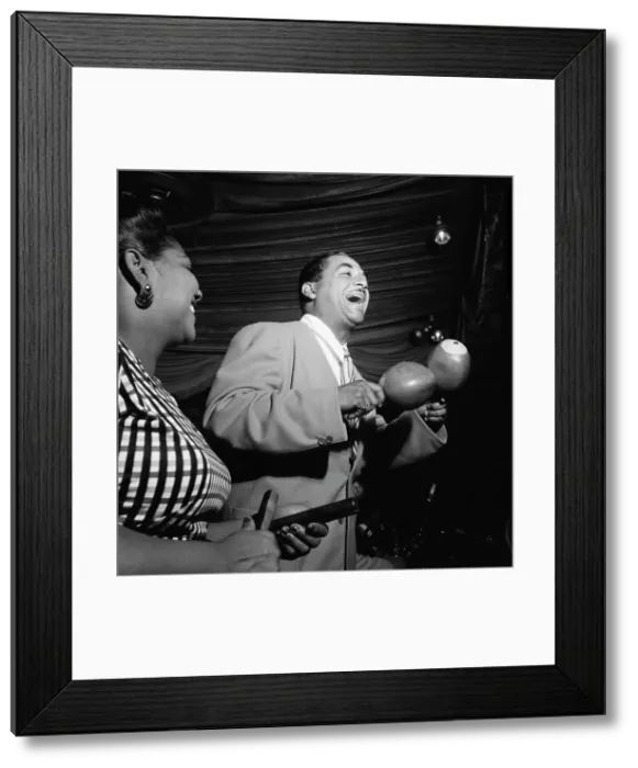 Framed Print : Portrait of Machito and Graciella Grillo, Glen Island Casino, New York, N.Y. ca. July 1947. Creator: William Paul Gottlieb Framed Print : Portrait of Machito and Graciella Grillo, Glen Island Casino, New York, N.Y. ca. July 1947. Creator: William Paul Gottlieb