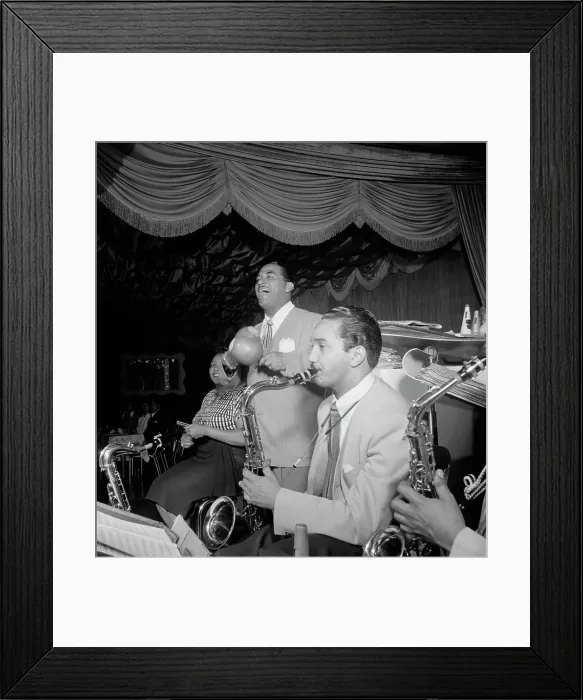 Framed Print : Portrait of Machito and Graciella Grillo, Glen Island Casino, New York, N.Y. ca. July 1947. Creator: William Paul Gottlieb Framed Print : Portrait of Machito and Graciella Grillo, Glen Island Casino, New York, N.Y. ca. July 1947. Creator: William Paul Gottlieb