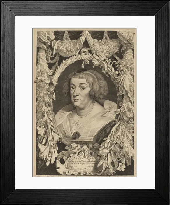 Framed Print : Marie de Medici. Creators: Pieter van Sompel, Pieter Claesz Framed Print : Marie de Medici. Creators: Pieter van Sompel, Pieter Claesz