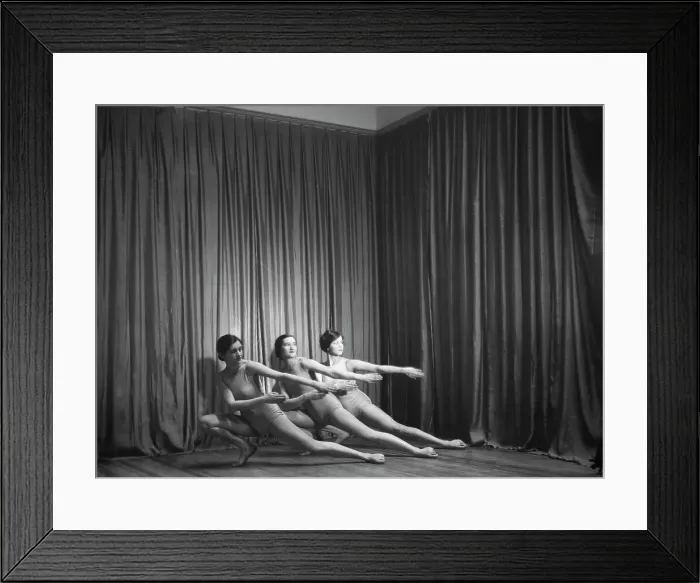 Framed Print : Strauss, Sarah Mildred, and pupils, 1930 Apr. 25. Creator: Arnold Genthe Framed Print : Strauss, Sarah Mildred, and pupils, 1930 Apr. 25. Creator: Arnold Genthe