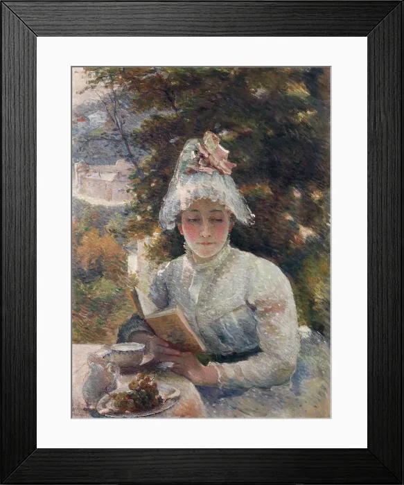 Framed Print : Le goûter, c.1880. Creator: Marie Bracquemond Framed Print : Le goûter, c.1880. Creator: Marie Bracquemond
