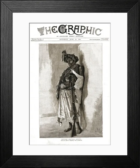 Framed Print : The Graphic, Front Cover Saturday June 28, 1890, 1890. Creator: Unknown