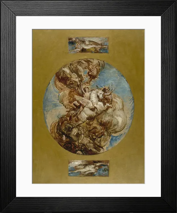 Framed Print : Esquisse pour le salon des Arts à l'Hôtel de Ville de Paris : La glorification de l'Art, c.1888. Creator: Leon Joseph Florentin Bonnat Framed Print : Esquisse pour le salon des Arts à l'Hôtel de Ville de Paris : La glorification de l'Art, c.1888. Creator: Leon Joseph Florentin Bonnat