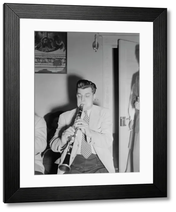 Framed Print : Portrait of Joe Marsala, Turkish Embassy, Washington, D.C. 1930. Creator: William Paul Gottlieb Framed Print : Portrait of Joe Marsala, Turkish Embassy, Washington, D.C. 1930. Creator: William Paul Gottlieb