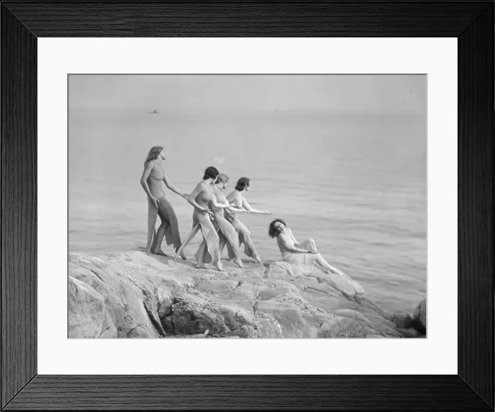 Framed Print : Strauss, Sarah Mildred, and pupils, 1932 June 5. Creator: Arnold Genthe Framed Print : Strauss, Sarah Mildred, and pupils, 1932 June 5. Creator: Arnold Genthe