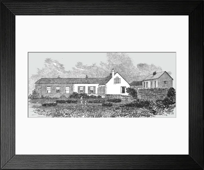 Framed Print : A Visit to the Island of St. Helena; Longwood, The House where Napoleon Died, 1890. Creator: Unknown. A Visit to the Island of St. Helena; Longwood, The House where Napoleon Died, 1890. Creator: Unknown Framed Print : A Visit to the Island of St. Helena; Longwood, The House where Napoleon Died, 1890. Creator: Unknown. A Visit to the Island of St. Helena; Longwood, The House where Napoleon Died, 1890. Creator: Unknown