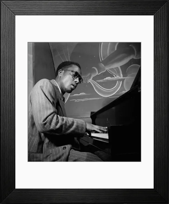 Framed Print : Portrait of Thelonious Monk, Minton's Playhouse, New York, N.Y. ca. Sept. 1947. Creator: William Paul Gottlieb Framed Print : Portrait of Thelonious Monk, Minton's Playhouse, New York, N.Y. ca. Sept. 1947. Creator: William Paul Gottlieb