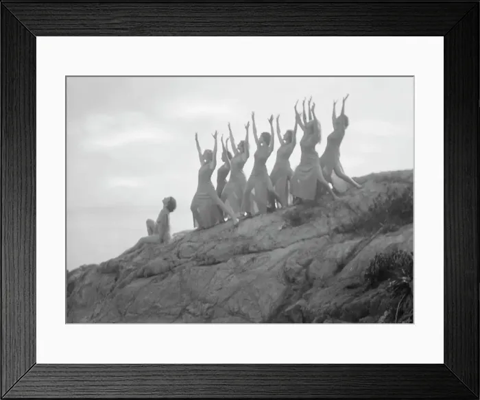 Framed Print : Strauss, Sarah Mildred, and pupils, 1932 June 5. Creator: Arnold Genthe Framed Print : Strauss, Sarah Mildred, and pupils, 1932 June 5. Creator: Arnold Genthe