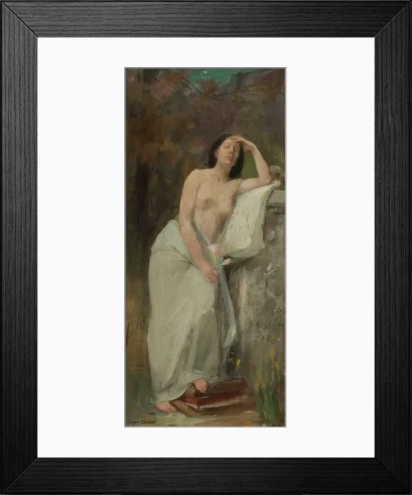Framed Print : Esquisse pour le salon des lettres de l'Hôtel de Ville de Paris : La philosophie, c.1890. Creator: Georges Callot Framed Print : Esquisse pour le salon des lettres de l'Hôtel de Ville de Paris : La philosophie, c.1890. Creator: Georges Callot