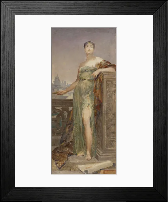 Framed Print : Sketch for the salon des Arts of the Hôtel de Ville in Paris: Architecture, c.1890. Creator: Tony Robert-Fleury Framed Print : Sketch for the salon des Arts of the Hôtel de Ville in Paris: Architecture, c.1890. Creator: Tony Robert-Fleury