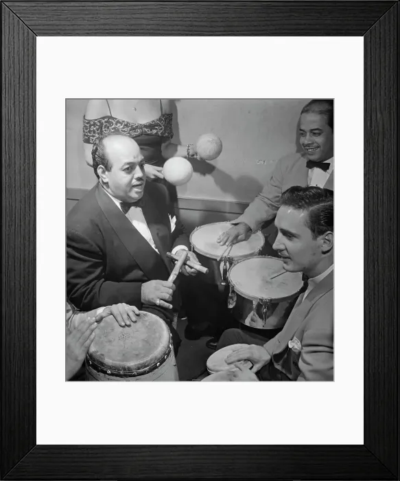 Framed Print : Portrait of Noro Morales and Humberto López Morales, Glen Island Casino(?), N.Y. ca. July 1947. Creator: William Paul Gottlieb Framed Print : Portrait of Noro Morales and Humberto López Morales, Glen Island Casino(?), N.Y. ca. July 1947. Creator: William Paul Gottlieb
