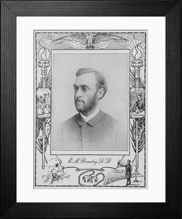 Framed Print : E. M. Brawley, D. D. [recto], 1902. Creator: Unknown