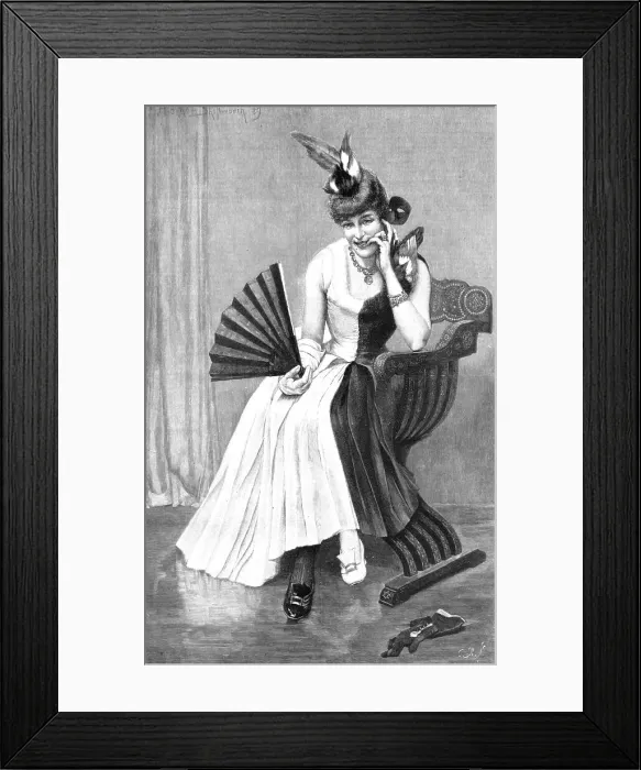 Framed Print : A Magpie'; after F.Markham Skipworth, 1890. Creator: Unknown Framed Print : A Magpie'; after F.Markham Skipworth, 1890. Creator: Unknown