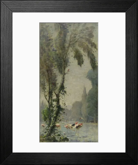 Framed Print : Sketch for the escalier des fêtes at the Hôtel de Ville, Paris : The Jardin d'Acclimatation, c.1891. Creator: Paul Vayson Framed Print : Sketch for the escalier des fêtes at the Hôtel de Ville, Paris : The Jardin d'Acclimatation, c.1891. Creator: Paul Vayson